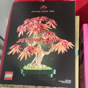 LEGO Japanese Maple Tree with Red and Orange Leaves